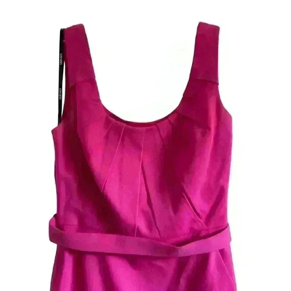 VERSACE PINK SLEEVELESS ZIP UP BACK FULLY LINED DRESS SIZE SMALL - Picture 4 of 16